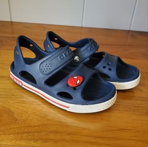 Crocs Boys Size 12 Toddler Spiderman
